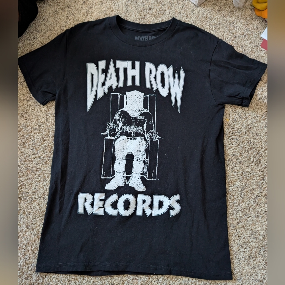 Death Row Records Black Graphic Tee
